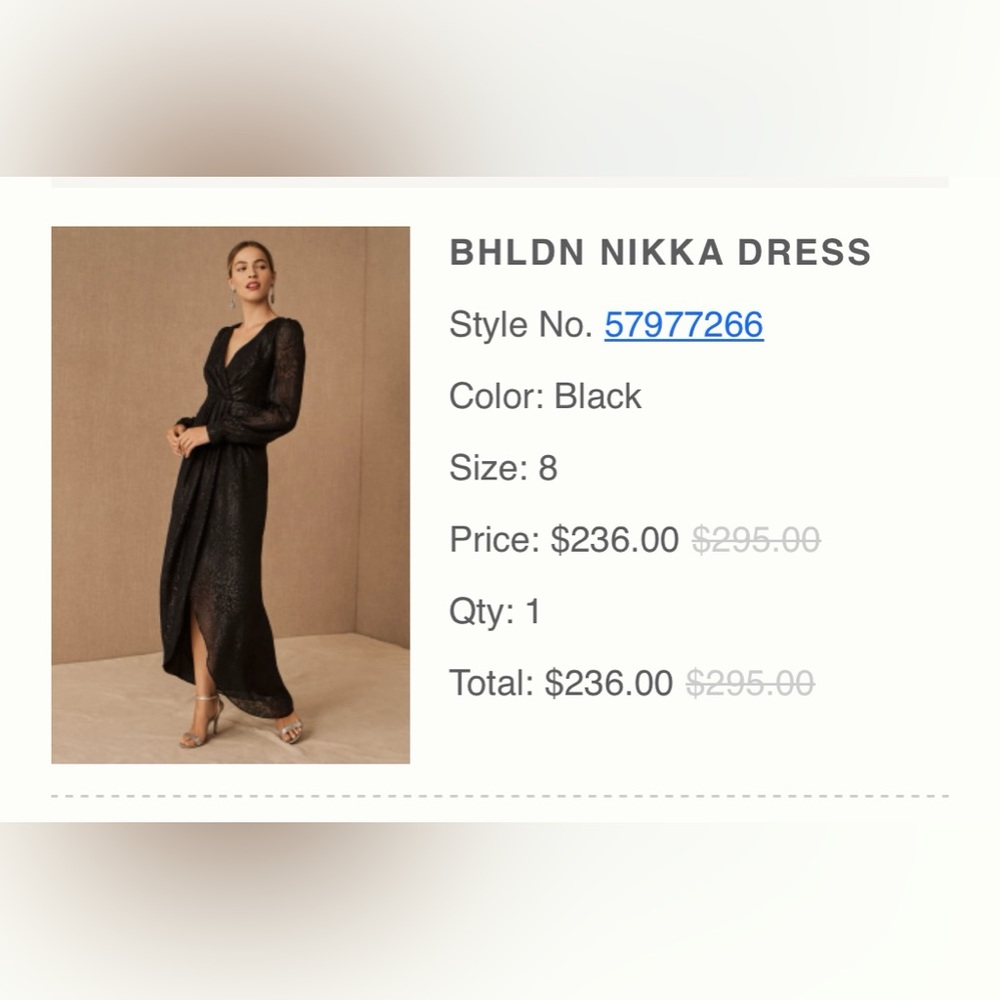 Anthropologie BHLDN Nikki Dress NBW